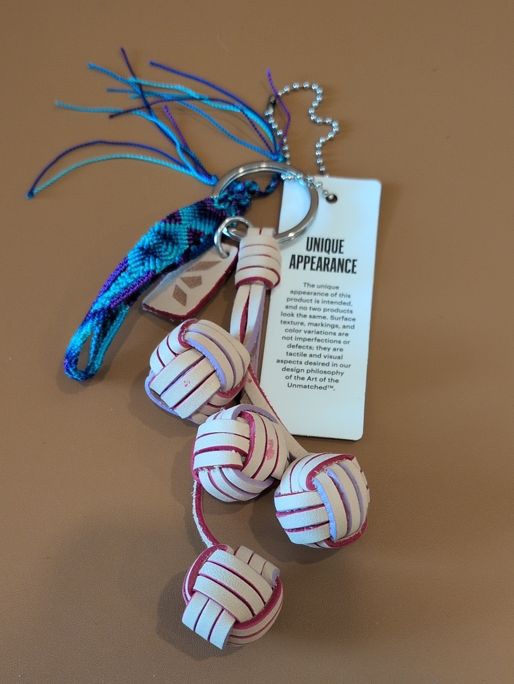 NWT Consuela Leather Balls Charm